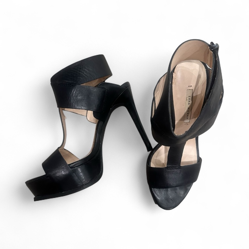 Zara platform leather Sandals (rare find)  bought in Spain